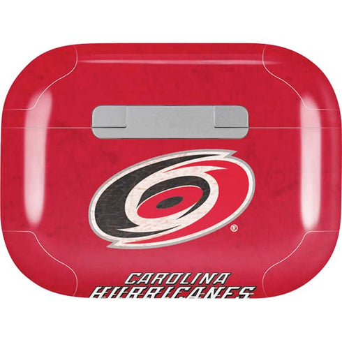 NHL Carolina Hurricanes Distressed AirPods Skins