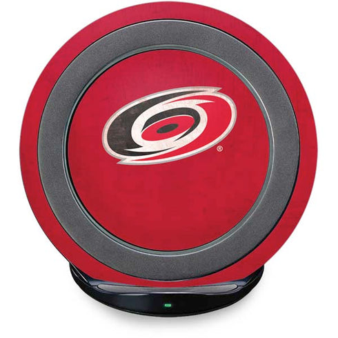 NHL Carolina Hurricanes Distressed Fast Charge Wireless Charging Stand Skin