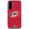 NHL Carolina Hurricanes Distressed Galaxy A36 5G Clear Case