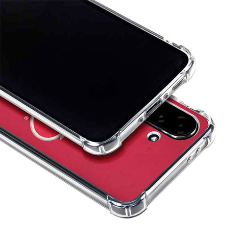 NHL Carolina Hurricanes Distressed Galaxy A36 5G Clear Case