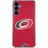 NHL Carolina Hurricanes Distressed Galaxy A55 5G Clear Case