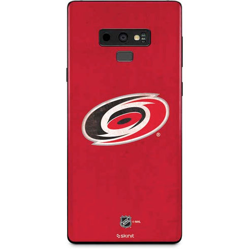 NHL Carolina Hurricanes Distressed Galaxy Note 9 Skin