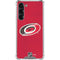 NHL Carolina Hurricanes Distressed Galaxy S24 FE Clear Case