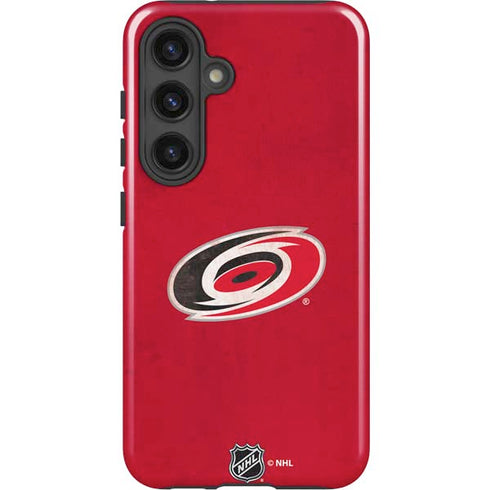 NHL Carolina Hurricanes Distressed Galaxy S25 Impact Case