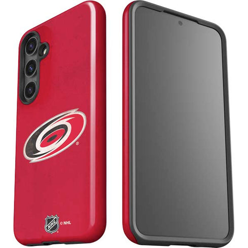NHL Carolina Hurricanes Distressed Galaxy S25 Impact Case