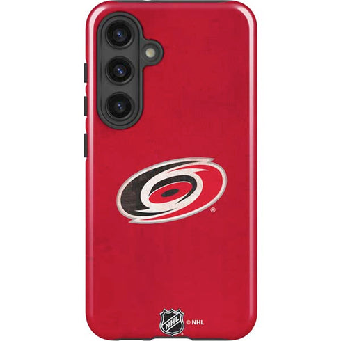 NHL Carolina Hurricanes Distressed Galaxy S25 Plus Impact Case