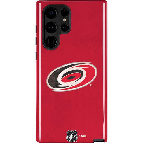 NHL Carolina Hurricanes Distressed Galaxy S25 Ultra Impact Case