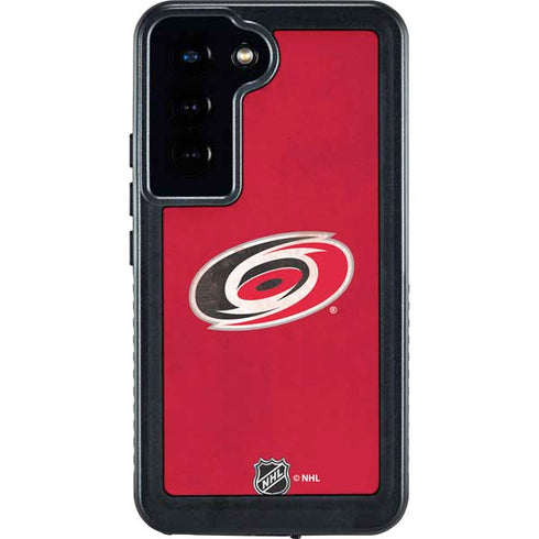 NHL Carolina Hurricanes Distressed Galaxy S24 Waterproof Case