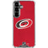 NHL Carolina Hurricanes Distressed Galaxy S26 Clear Case