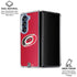 NHL Carolina Hurricanes Distressed Galaxy Z Fold6 Clear Case