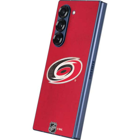 NHL Carolina Hurricanes Distressed Galaxy Z Fold6 Skin