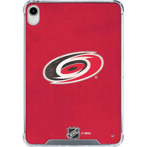 NHL Carolina Hurricanes Distressed iPad 11th Gen (2025) Clear Case