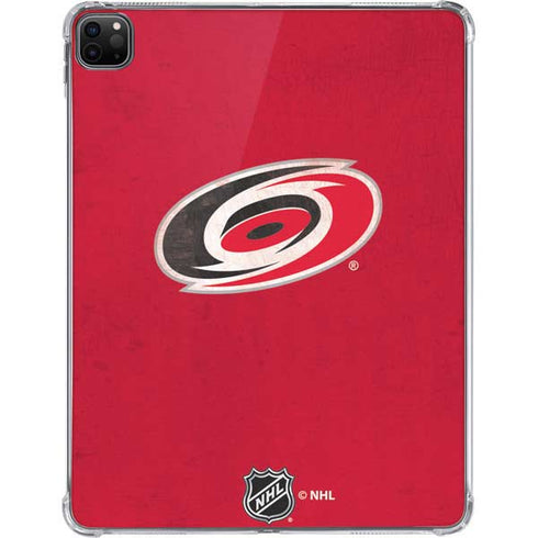NHL Carolina Hurricanes Distressed iPad Pro 11in (2024) Clear Case