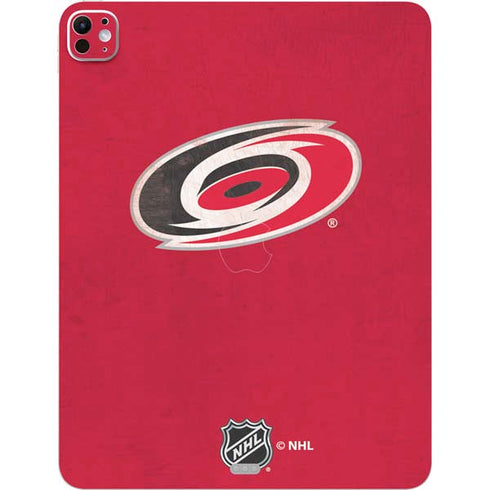 NHL Carolina Hurricanes Distressed iPad Pro 13in M4 (2024) Skin