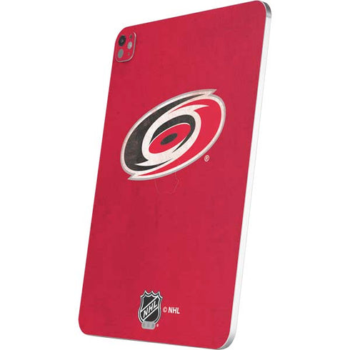NHL Carolina Hurricanes Distressed iPad Pro 13in M4 (2024) Skin
