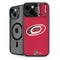 NHL Carolina Hurricanes Distressed iPhone 13 Kickstand Case