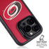 NHL Carolina Hurricanes Distressed iPhone 14 Pro Max Kickstand Case
