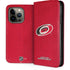 NHL Carolina Hurricanes Distressed iPhone 15 Pro Folio Case