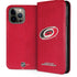 NHL Carolina Hurricanes Distressed iPhone 15 Pro Max Folio Case