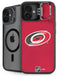 NHL Carolina Hurricanes Distressed iPhone 16 Kickstand Case