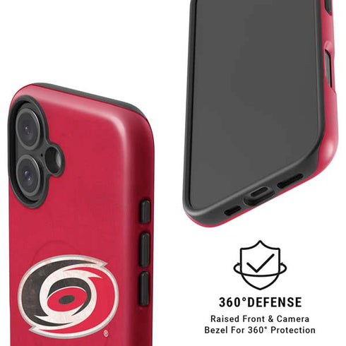NHL Carolina Hurricanes Distressed iPhone 16 Magsafe Impact Case