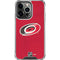 NHL Carolina Hurricanes Distressed iPhone 16 Pro Max Clear Case