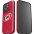 NHL Carolina Hurricanes Distressed iPhone 16 Pro Max Impact Case