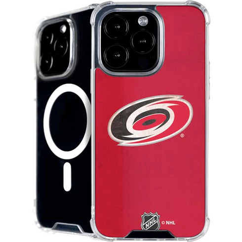 NHL Carolina Hurricanes Distressed iPhone 16 Pro Max MagSafe Case