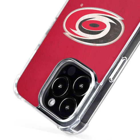 NHL Carolina Hurricanes Distressed iPhone 16 Pro Max MagSafe Case