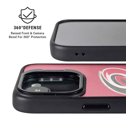 NHL Carolina Hurricanes Distressed iPhone 16e Kickstand Case