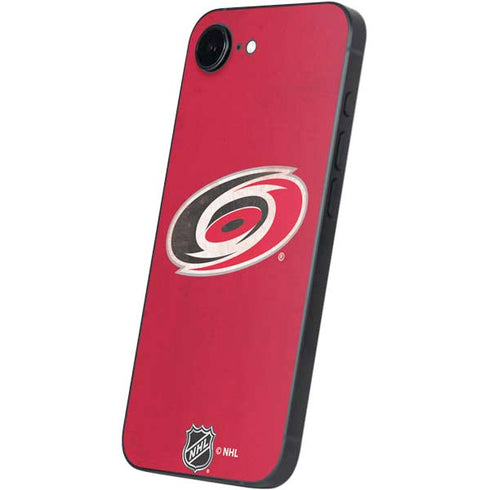 NHL Carolina Hurricanes Distressed iPhone 16e Skin