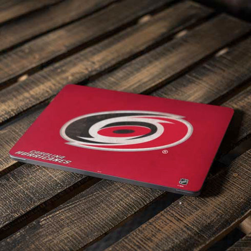NHL Carolina Hurricanes Distressed Apple MacBook Air Skin