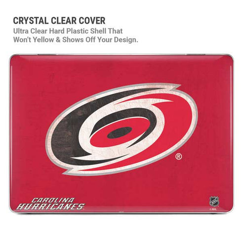 NHL Carolina Hurricanes Distressed MacBook Pro 14in (2021-24) Case plus Skin
