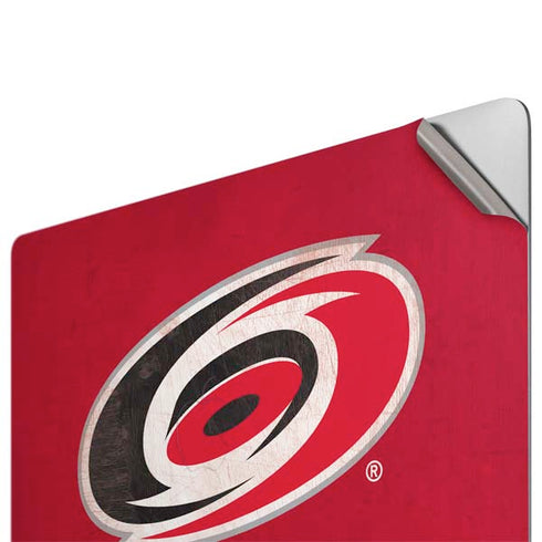 NHL Carolina Hurricanes Distressed Apple MacBook Pro 16-inch Skin