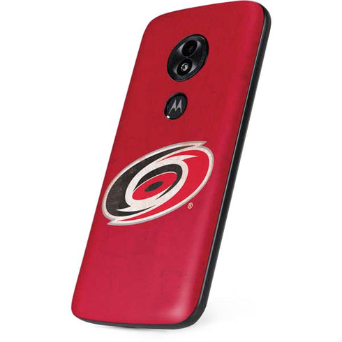 NHL Carolina Hurricanes Distressed Moto E5 Play Skin