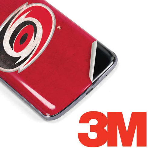 NHL Carolina Hurricanes Distressed Moto E5 Plus Skin
