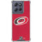 NHL Carolina Hurricanes Distressed Moto G 5G (2025) Clear Case