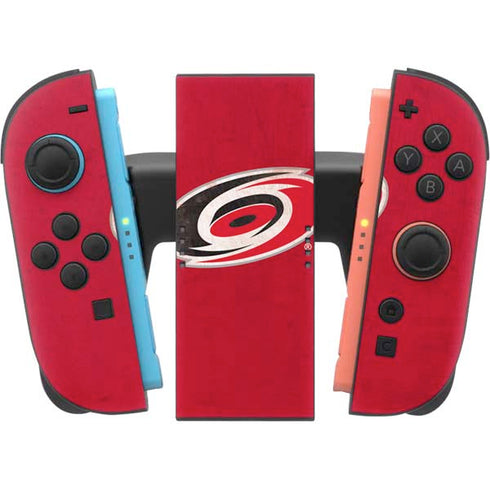 NHL Carolina Hurricanes Distressed Nintendo Switch 2 (2025) Joy-Con Controller Skin