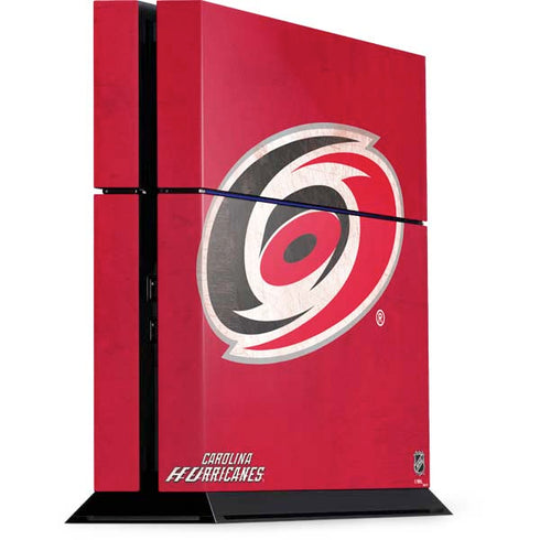 NHL Carolina Hurricanes Distressed PlayStation PS4 Skins
