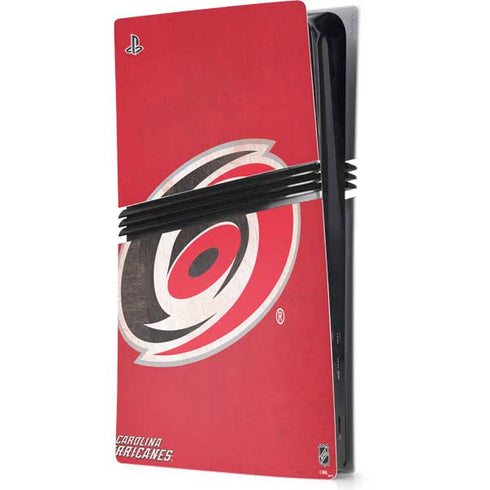 NHL Carolina Hurricanes Distressed PlayStation PS5 Skins