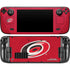 NHL Carolina Hurricanes Distressed Steam Deck Handheld Gaming Computer Skin