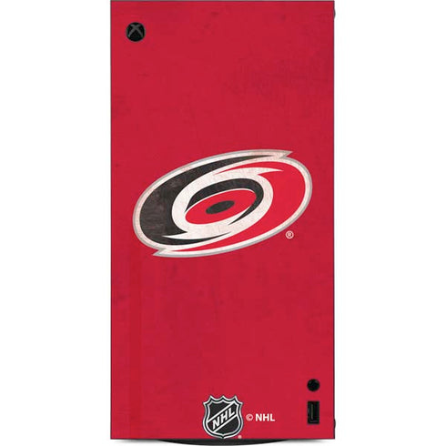 NHL Carolina Hurricanes Distressed XBox Series X Digital Edition Console Skin