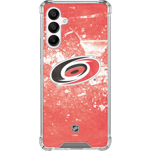 NHL Carolina Hurricanes Frozen Galaxy A16 5G Clear Case