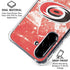 NHL Carolina Hurricanes Frozen Galaxy A36 5G Clear Case