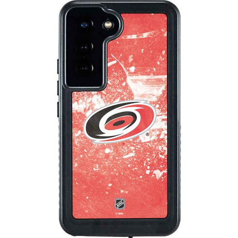 NHL Carolina Hurricanes Frozen Galaxy S24 Waterproof Case