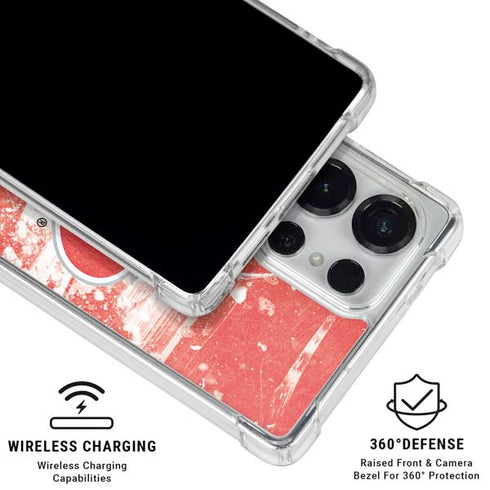 NHL Carolina Hurricanes Frozen Galaxy S26 Ultra Clear Case