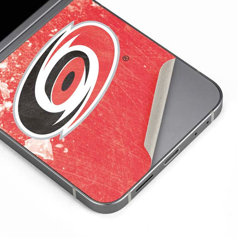 NHL Carolina Hurricanes Frozen Galaxy Z Flip6 Skin