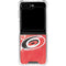 NHL Carolina Hurricanes Frozen Galaxy Z Flip6 Clear Case