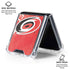 NHL Carolina Hurricanes Frozen Galaxy Z Flip6 Clear Case