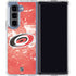NHL Carolina Hurricanes Frozen Galaxy Z Fold5 5G Clear Case